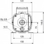 Grundfos CM3-5 Ηλεκτρική Οριζόντια Φυγοκεντρική Αντλία Επιφάνειας 500W