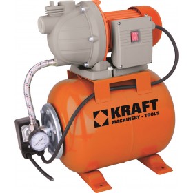 Kraft 43502 Μονοβάθμιο Μονοφασικό Πιεστικό Συγκρότημα Νερού με Δοχείο 19 Λίτρων 1.1hp Kraft 43502 Μονοβάθμιο Μονοφασικό Πιεστικό Συγκρότημα Νερού με Δοχείο 19 Λίτρων 1.1hp