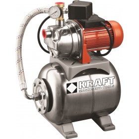 Kraft 43531 Μονοβάθμιο Μονοφασικό Πιεστικό Συγκρότημα Νερού με Δοχείο 20 Λίτρων 800W Kraft 43531 Μονοβάθμιο Μονοφασικό Πιεστικό Συγκρότημα Νερού με Δοχείο 20 Λίτρων 800W