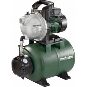 Metabo 600968000 Μονοβάθμιο Μονοφασικό Πιεστικό Συγκρότημα Νερού με Δοχείο 24 Λίτρων 900W