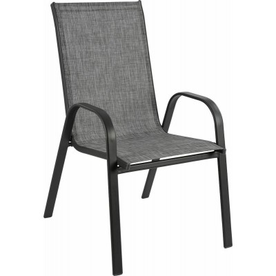 Καρέκλα Εξωτερικού Χώρου Μεταλλική Leon Γκρι 54x70x93εκ.Κωδικός: HM5000.01 