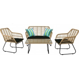 Σετ Σαλονιού Εξωτερικού Χώρου με Μαξιλάρια Salsa Καφέ 4τμχΚωδικός: Ε249,1 