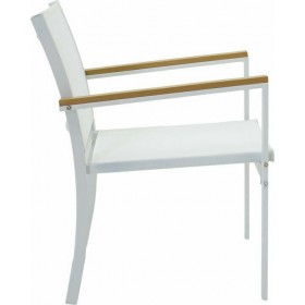 Σετ Σαλονιού Εξωτερικού Χώρου Jacie Λευκό 4τμχΚωδικός: 136-000009 