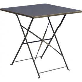 Μεταλλικό Τραπέζι Καφενείου Πτυσσόμενο Alma Γκρι 70x70x73cmΚωδικός: 24-0206  Μεταλλικό Τραπέζι Καφενείου Πτυσσόμενο Alma Γκρι 70x70x73cmΚωδικός: 24-0206