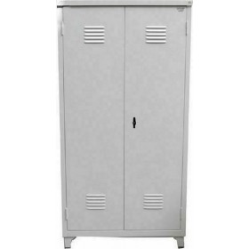 Δίφυλλη Ντουλάπα G1758045 Μεταλλική Γαλβανιζέ 80x45x175εκ.
