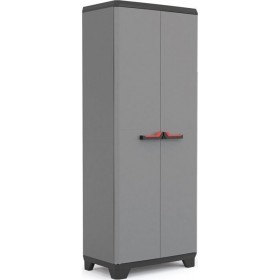 Δίφυλλη Ντουλάπα Stilo Utility Πλαστική με Χώρισμα &amp 3 Ράφια 68x39x173εκ.