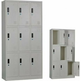 Φοριαμός Μεταλλικός με 9 Ντουλάπια 90x40x185εκ.Κωδικός: Ε6003 