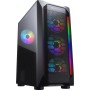 Cougar MX410 Mesh-G RGB Gaming Midi Tower Κουτί Υπολογιστή με Πλαϊνό Παράθυρο Μαύρο