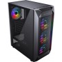 Cougar MX410 Mesh-G RGB Gaming Midi Tower Κουτί Υπολογιστή με Πλαϊνό Παράθυρο Μαύρο