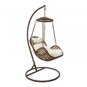 Κούνια Margie Πολυπροπυλενίου Καφέ Μ100xΠ100xΥ195εκ.