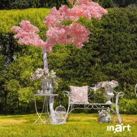 Παγκάκι 3-50-907-0073 Λευκό 133x48x90cm Παγκάκι 3-50-907-0073 Λευκό 133x48x90cm