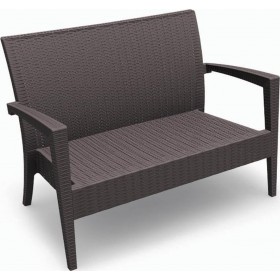 Miami Διθέσιος Καναπές 53-0030 Καφέ 128x77x89cm Miami Διθέσιος Καναπές 53-0030 Καφέ 128x77x89cm