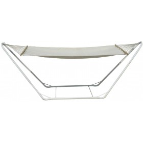 Campus Canvas με Ξύλο Αιώρα Μονή Λευκή 200x80εκ. Campus Canvas με Ξύλο Αιώρα Μονή Λευκή 200x80εκ.