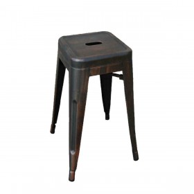 Σκαμπό Μπαρ Μεταλλικό Relix Μαύρο 43x43x67εκ.Κωδικός: E5193,10 