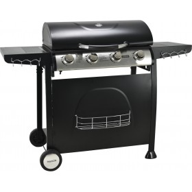 Unimac Ψησταριά Υγραερίου Basic 661313 με Μαντεμένια Σχάρα και 4 Εστίες