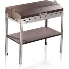 Pitsilos Ψησταριά Κάρβουνου 75x35cm με καπάκι BBQ 800