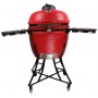 Bormann Ψησταριά Κάρβουνου 52x52εκ. με καπάκι Kamado BBQ7000