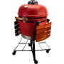 Bormann Ψησταριά Κάρβουνου 52x52εκ. με καπάκι Kamado BBQ7000