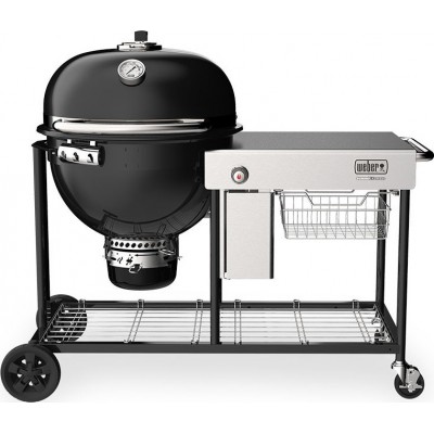 Weber Ψησταριά Κάρβουνου 61x61cm με καπάκι Summit Kamado S6 Black