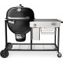 Weber Ψησταριά Κάρβουνου 61x61cm με καπάκι Summit Kamado S6 Black