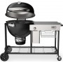 Weber Ψησταριά Κάρβουνου 61x61cm με καπάκι Summit Kamado S6 Black