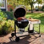 Weber Ψησταριά Κάρβουνου 61x61cm με καπάκι Summit Kamado S6 Black