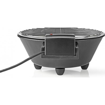 Nedis Electric Barbeque Round 30 Ηλεκτρική Ψησταριά Σχάρας 1250W με Ρυθμιζόμενο Θερμοστάτη