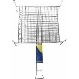 HOMie Σχάρα Μεταλλική Διπλή με Πόδια 40x40cm HOMie Σχάρα Μεταλλική Διπλή με Πόδια 40x40cm