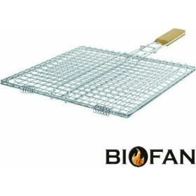 Biofan Σχάρα Χρωμίου Διπλή Καρέ 10043 31.5x27.5 Biofan Σχάρα Χρωμίου Διπλή Καρέ 10043 31.5x27.5