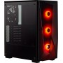 Corsair Carbide Spec Delta RGB Gaming Midi Tower Κουτί Υπολογιστή με Πλαϊνό Παράθυρο Μαύρο