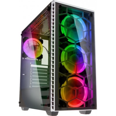 Kolink Observatory Gaming Midi Tower Κουτί Υπολογιστή με Πλαϊνό Παράθυρο και RGB Φωτισμό Λευκό