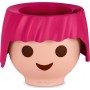 Lechuza Playmobil Ojo Γλάστρα Αυτοποτιζόμενη Ruby Pink 21x15.8cm