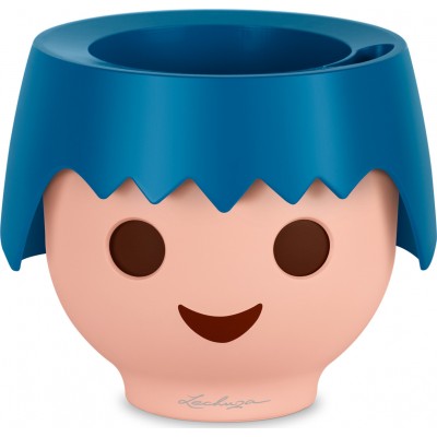 Lechuza Playmobil Ojo Γλάστρα Αυτοποτιζόμενη Ocean Blue 21x15.8cm