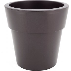 Viomes Linea 874 Γλάστρα Γκρι-Καφέ 40x37.5cm Viomes Linea 874 Γλάστρα Γκρι-Καφέ 40x37.5cm