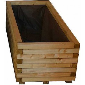 ShoWood 30071 Ζαρντινιέρα σε χρώμα Καφέ 90x40x33cm ShoWood 30071 Ζαρντινιέρα σε χρώμα Καφέ 90x40x33cm