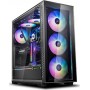 Deepcool Matrexx 70 3F Gaming Midi Tower Κουτί Υπολογιστή με Πλαϊνό Παράθυρο και RGB Φωτισμό Μαύρο