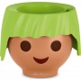 Lechuza Playmobil Ojo Γλάστρα Αυτοποτιζόμενη Apple Green 21x15.8cm