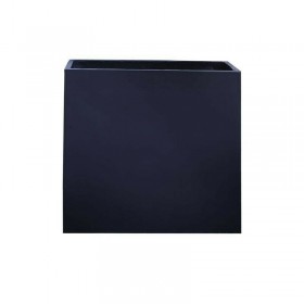 Woodwell Flower Pot-13 Ζαρντινιέρα σε χρώμα Μαύρο 61x61cm