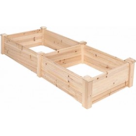 Hoppline HOP1001188 Ζαρντινιέρα 2 Θέσεων 117.5x54x25cm