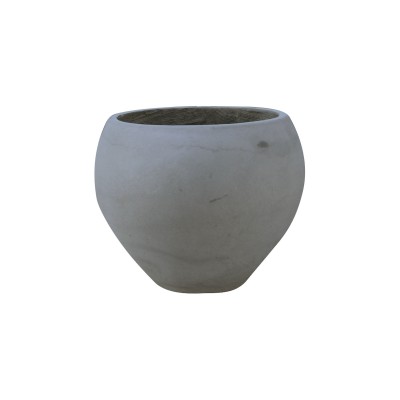 Woodwell Flower Pot-5 Φ32x26cm Cement Grey Ε6304.A