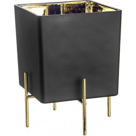 JK Home Decoration Κασπώ σε Μαύρο Χρώμα 12x10cm JK Home Decoration Κασπώ σε Μαύρο Χρώμα 12x10cm