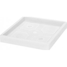 Veca Πιατάκι Πλαστικό 49x49x5cm Λευκό Rotational