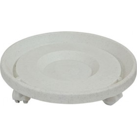 Marhome Πιάτο Γλάστρας με Ρόδες Φ29cm 09-01-2RODA Granity