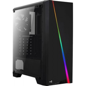 Aerocool Cylon Gaming Midi Tower Κουτί Υπολογιστή με Πλαϊνό Παράθυρο και RGB Φωτισμό Μαύρο Aerocool Cylon Gaming Midi Tower Κουτί Υπολογιστή με Πλαϊνό Παράθυρο και RGB Φωτισμό Μαύρο