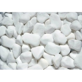 Ερμής Βότσαλο Λευκό Σακί 20kg / 4-8cm Ερμής Βότσαλο Λευκό Σακί 20kg / 4-8cm