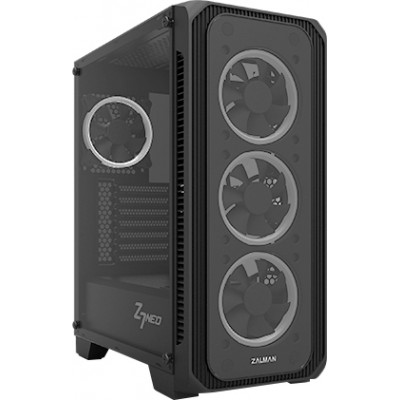 Zalman Z7 Neo Gaming Midi Tower Κουτί Υπολογιστή με Πλαϊνό Παράθυρο Μαύρο