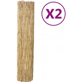 vidaXL 3057530 Καλαμωτή από Ολόκληρο Καλάμι 1.5x5m