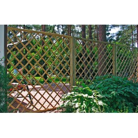 ShoWood Καφασωτό Διαγώνιο (12x12) 40x180cm 30047 ShoWood Καφασωτό Διαγώνιο (12x12) 40x180cm 30047