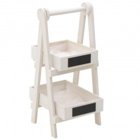 Click 6-50-299-0001 Ραφιέρα Ξύλινη με 2 Ράφια-Καλάθια 32x38x68cm Click 6-50-299-0001 Ραφιέρα Ξύλινη με 2 Ράφια-Καλάθια 32x38x68cm