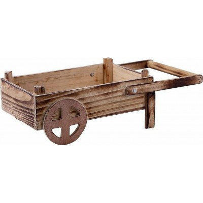 Espiel HOM2345 Καρότσι Ξύλινο Φυσικό Ξύλο 38x18x13cm